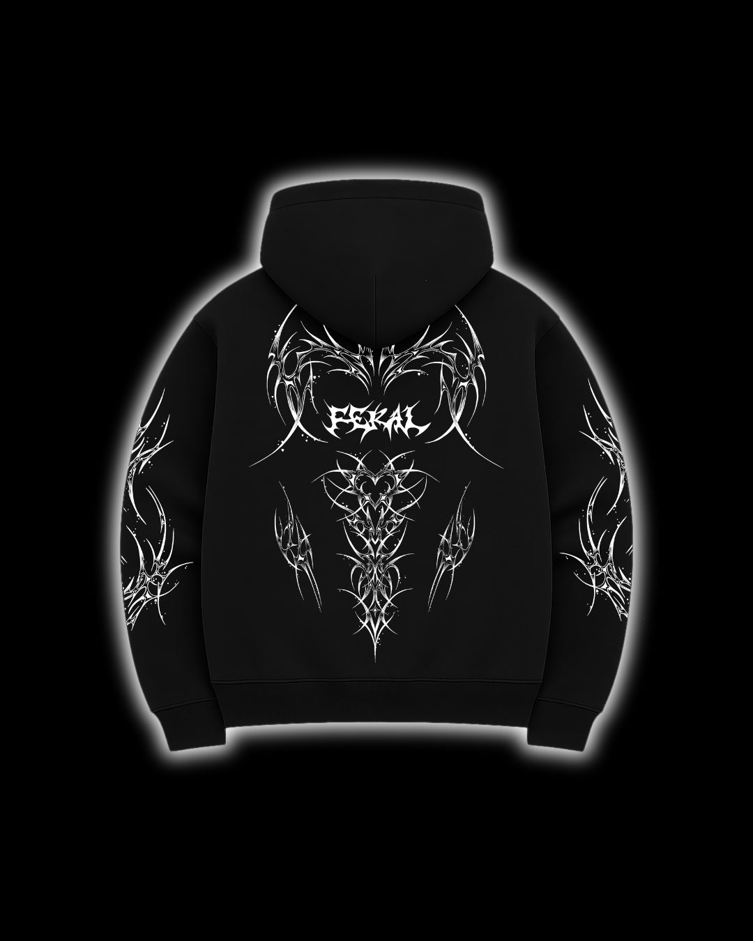 ROGUE ZIP HOODIE WHITE