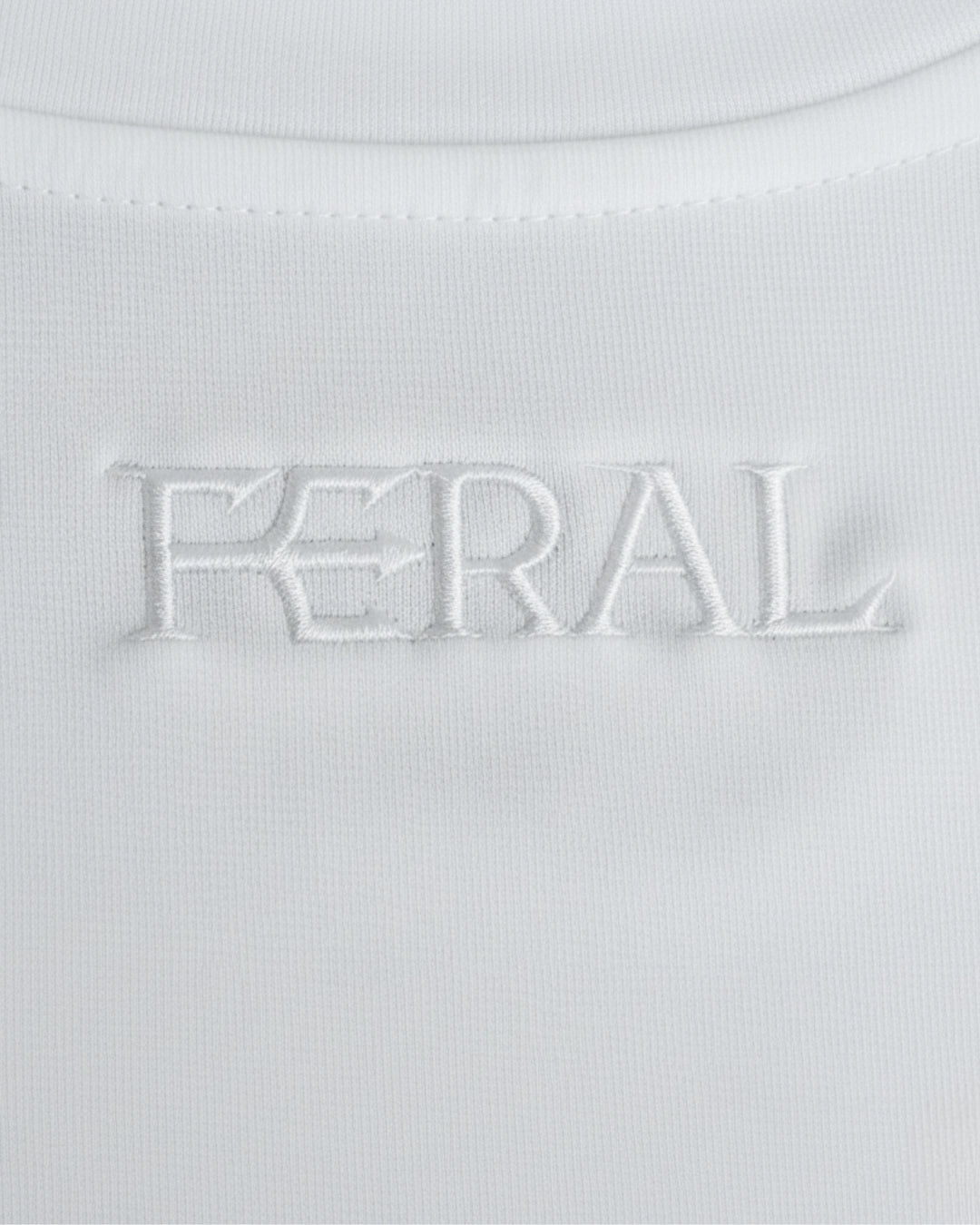 WHITE ONLY TECHNO TEE