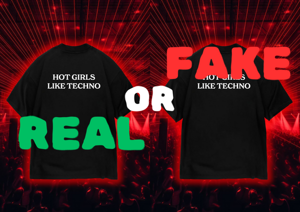 Authenticity Guide: Spotting Fake 'Hot Girls Like Techno' Tees