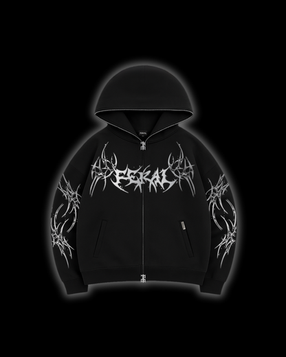 ROGUE ZIP HOODIE METALLIC