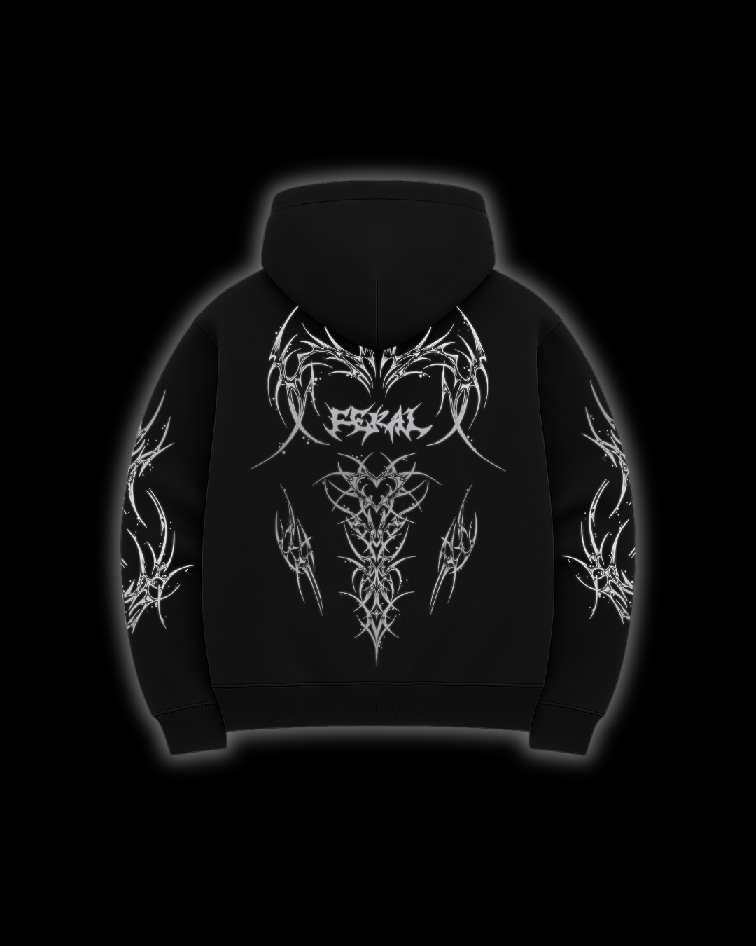 ROGUE ZIP HOODIE METALLIC
