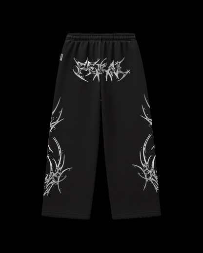 ROGUE WIDE-LEG SWEATPANTS METALLIC