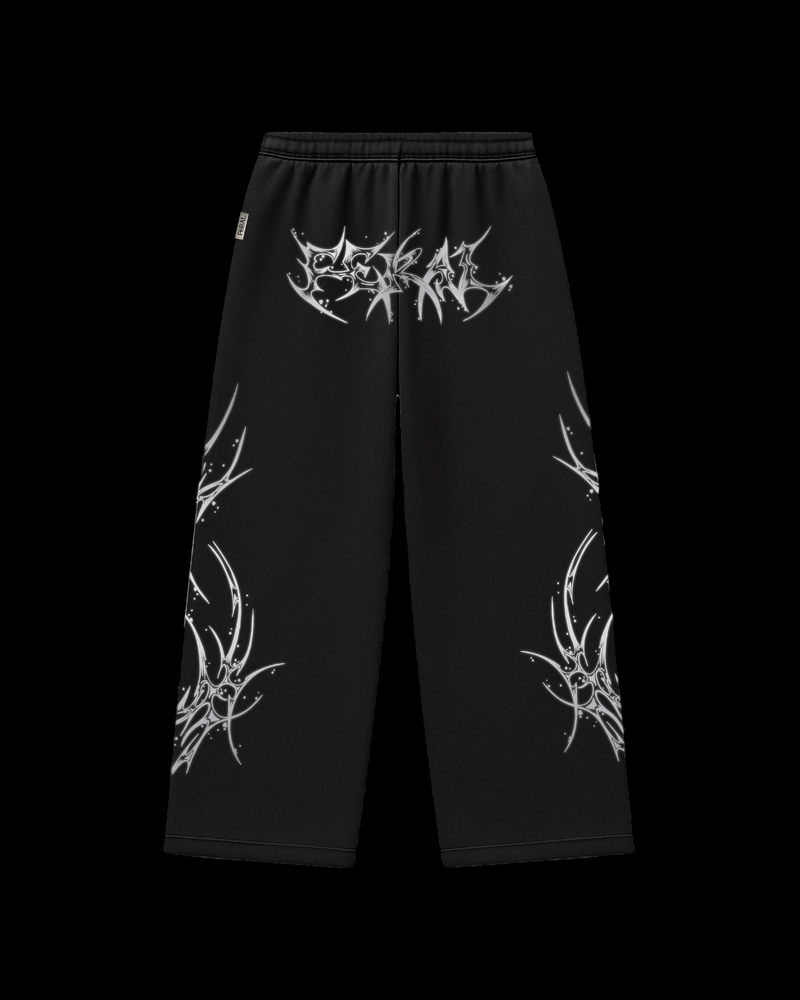 ROGUE WIDE-LEG SWEATPANTS METALLIC