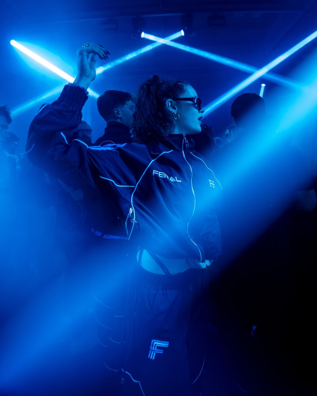 TRIBAL RACER WINDBREAKER - BLUE