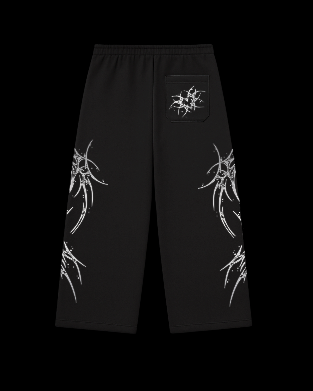 ROGUE WIDE-LEG SWEATPANTS METALLIC