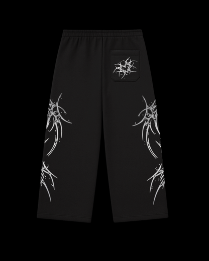 ROGUE WIDE-LEG SWEATPANTS METALLIC