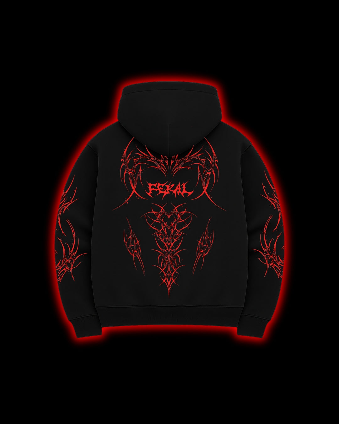 ROGUE ZIP HOODIE RED