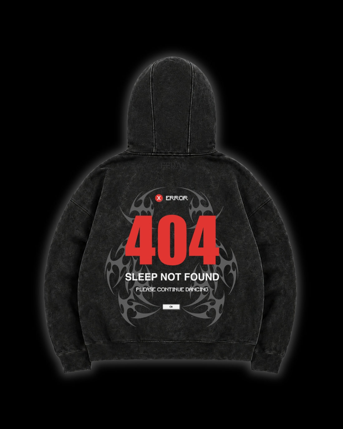 404 ACID WASH HOODIE