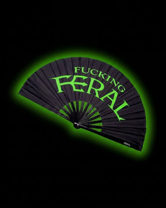 FUCKING FERAL FAN UV GREEN