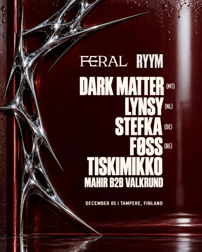 FERAL X RYYM TAMPERE poster