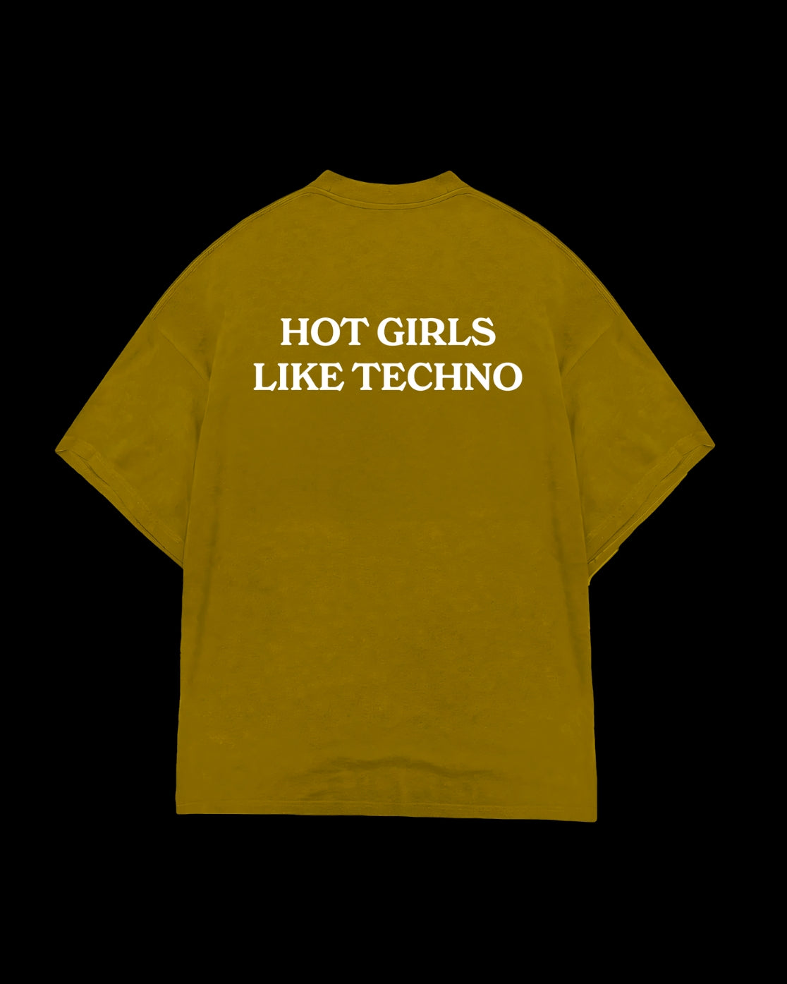Heiße Mädchen mögen Techno Black