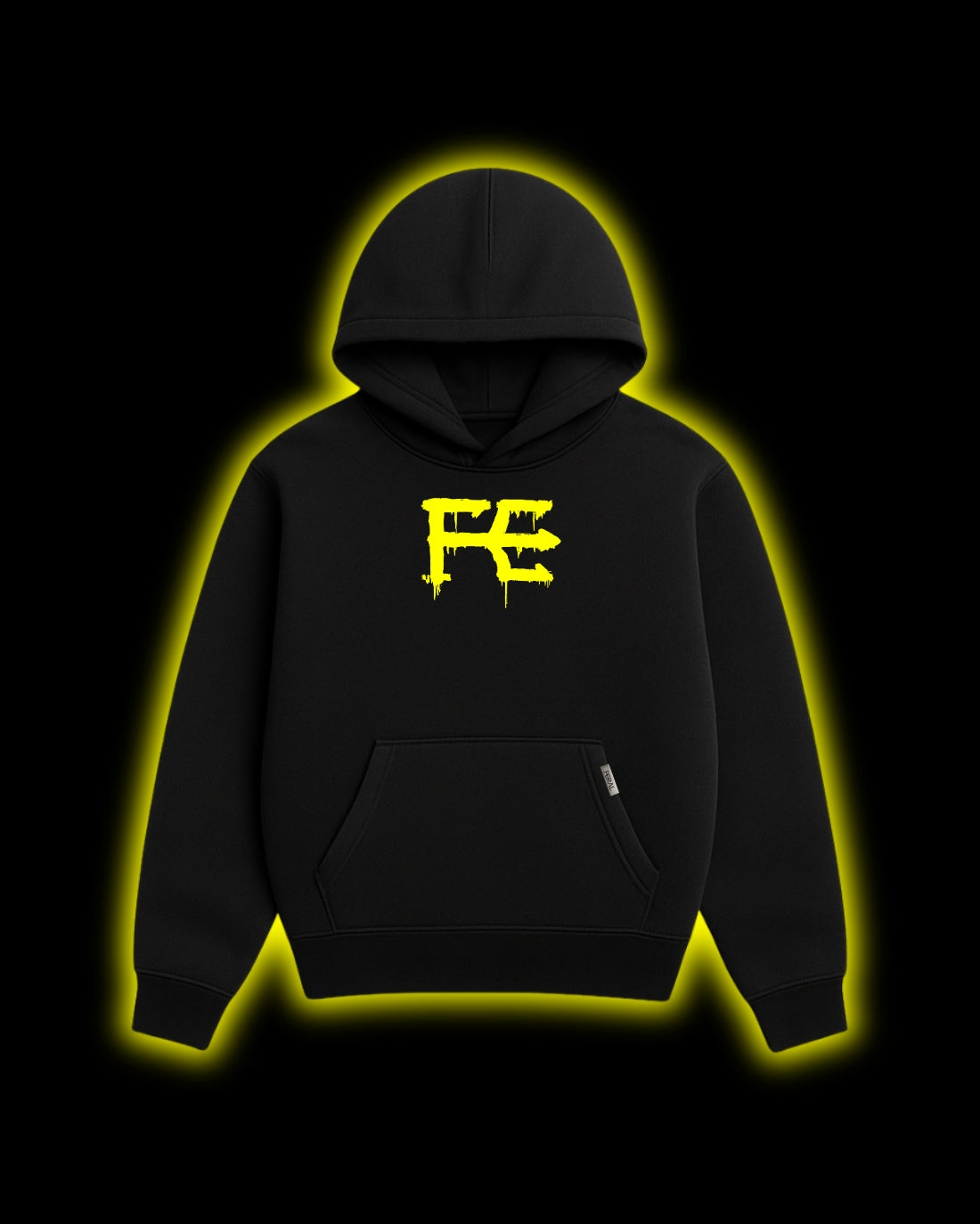 CULT GRAFFITI YELLOW DRIP HOODIE