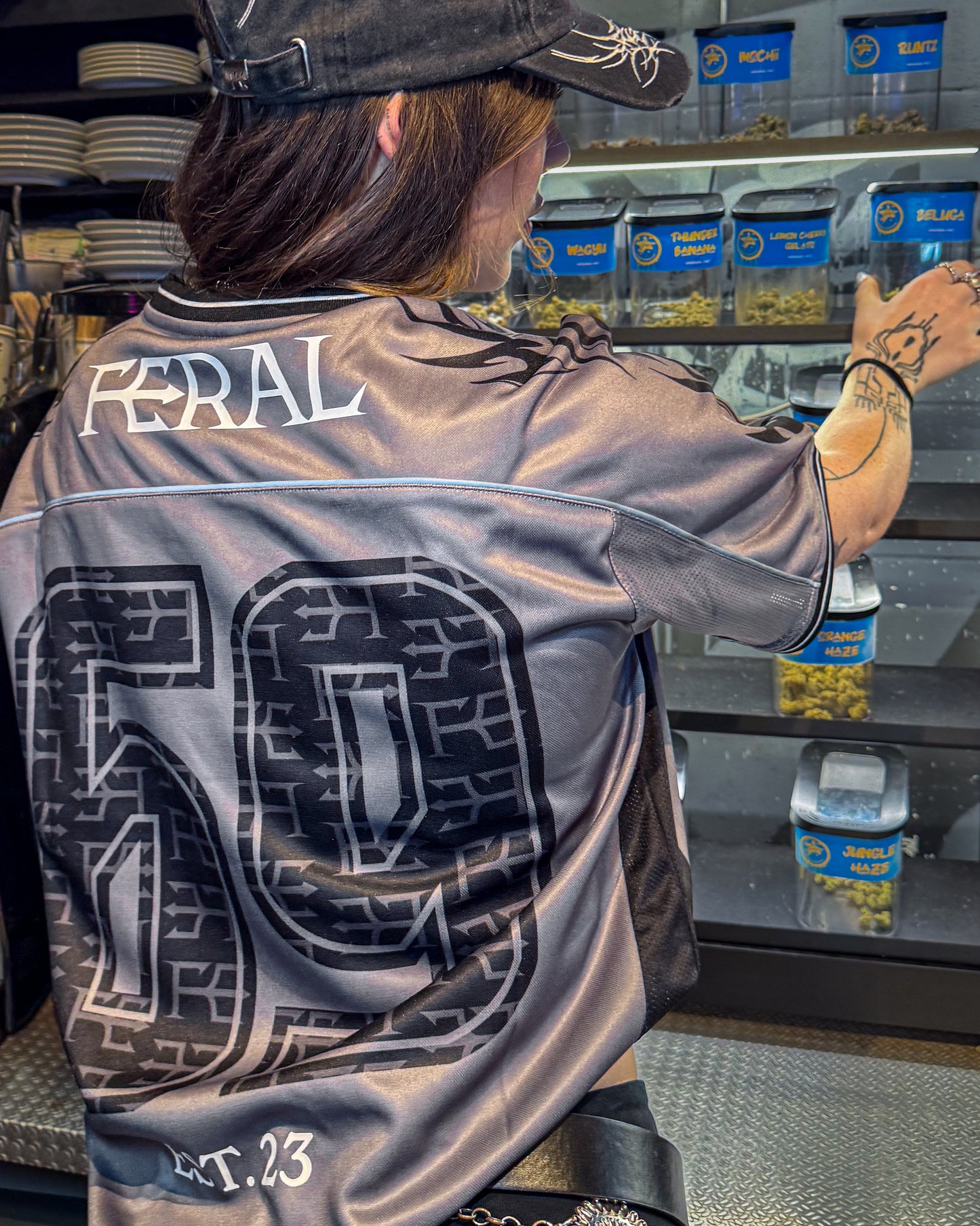 BORN FROM REBELLION JERSEY SILVER HAZE