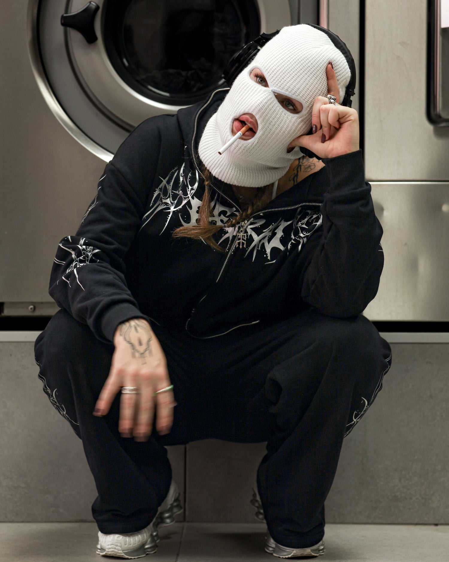 ROGUE ZIP HOODIE METALLIC