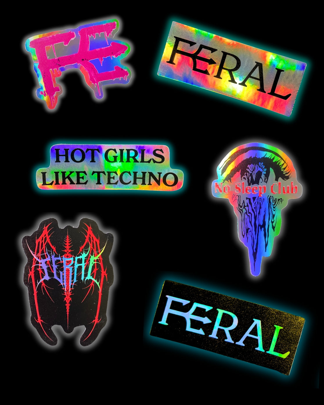 Feral Sticker FERAL STICKER PACK – FERAL CLOTHING