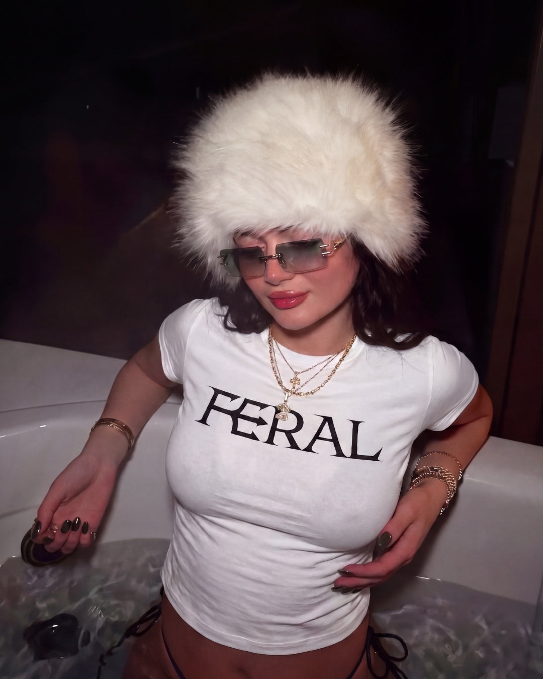FERAL CRIMSON BABY T-SHIRT