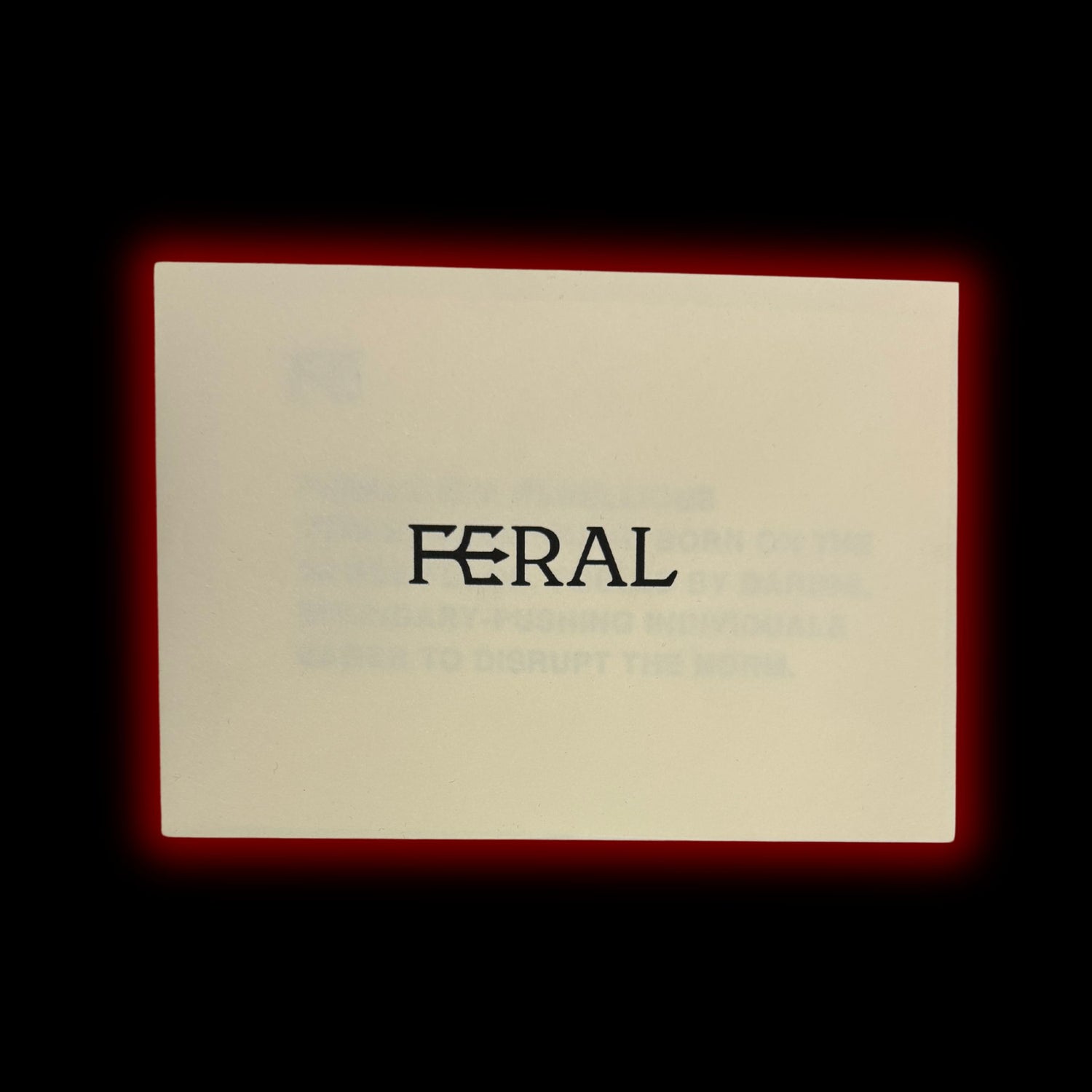 FERAL STICKER PACK