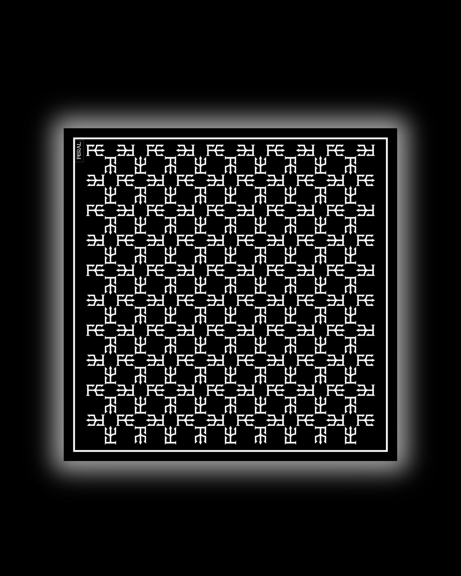 MONOGRAM BANDANA