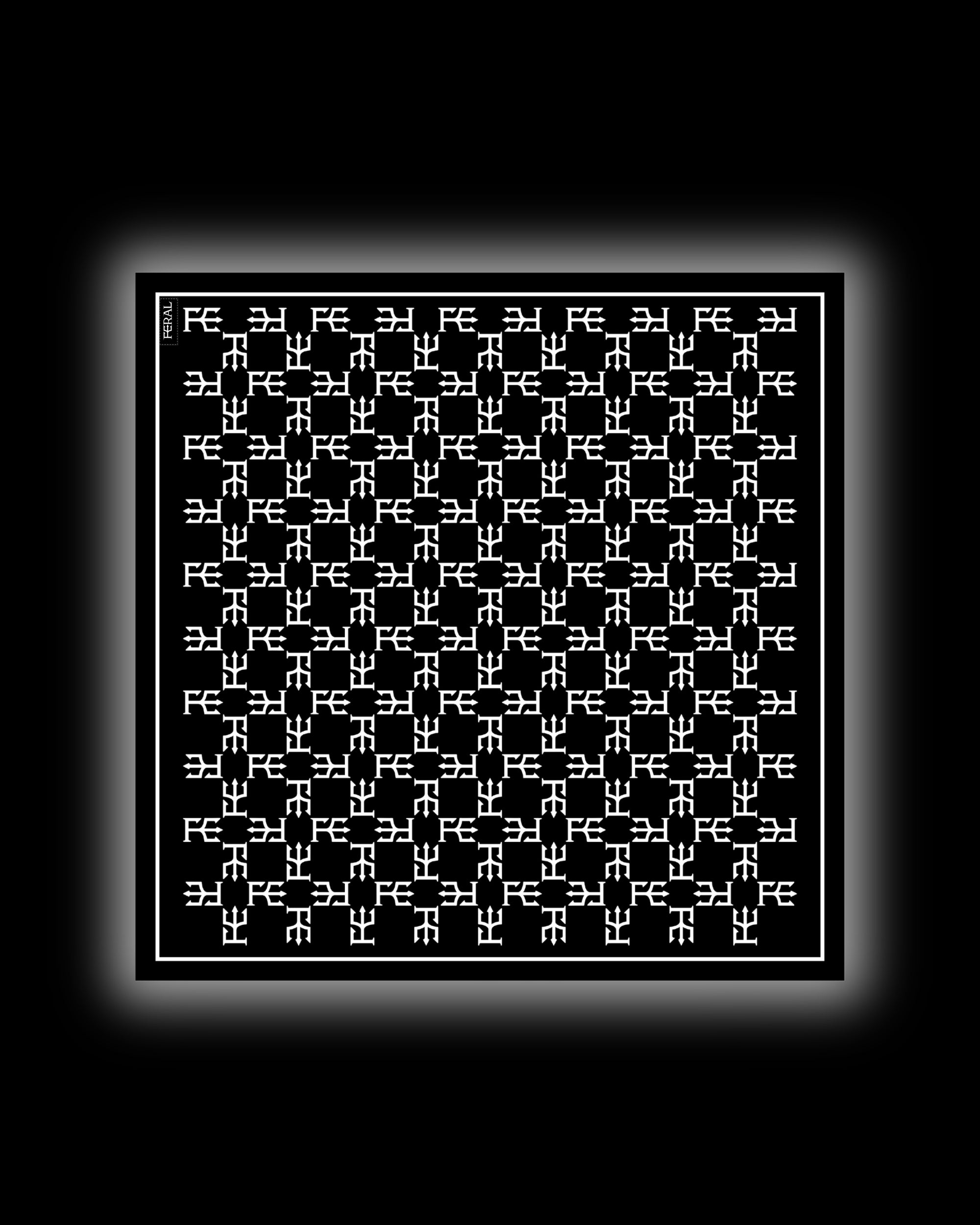 MONOGRAM BANDANA
