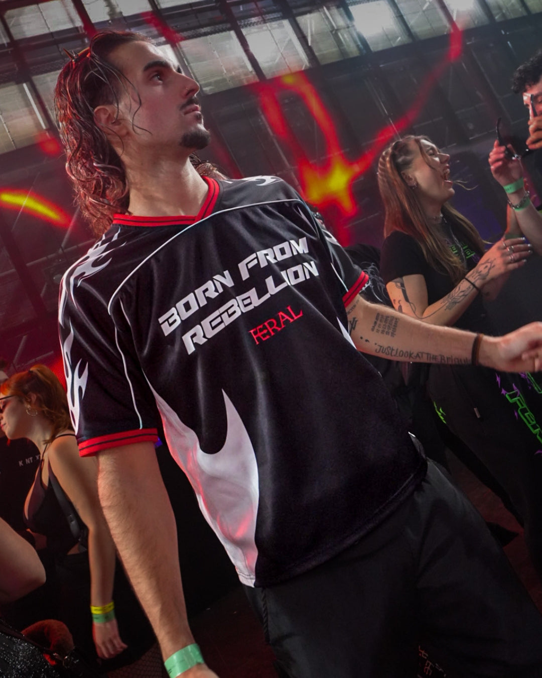 BORN FROM REBELLION JERSEY RED