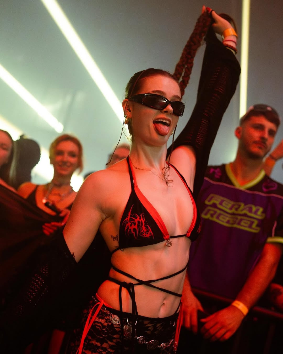 DUAL SIGILISM BIKINI TOP