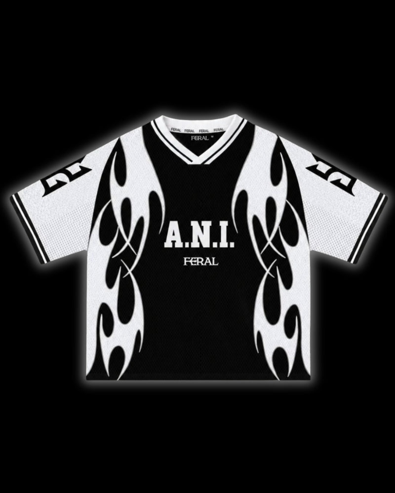 A.N.I. X FERAL JERSEY MONOCHROME - front