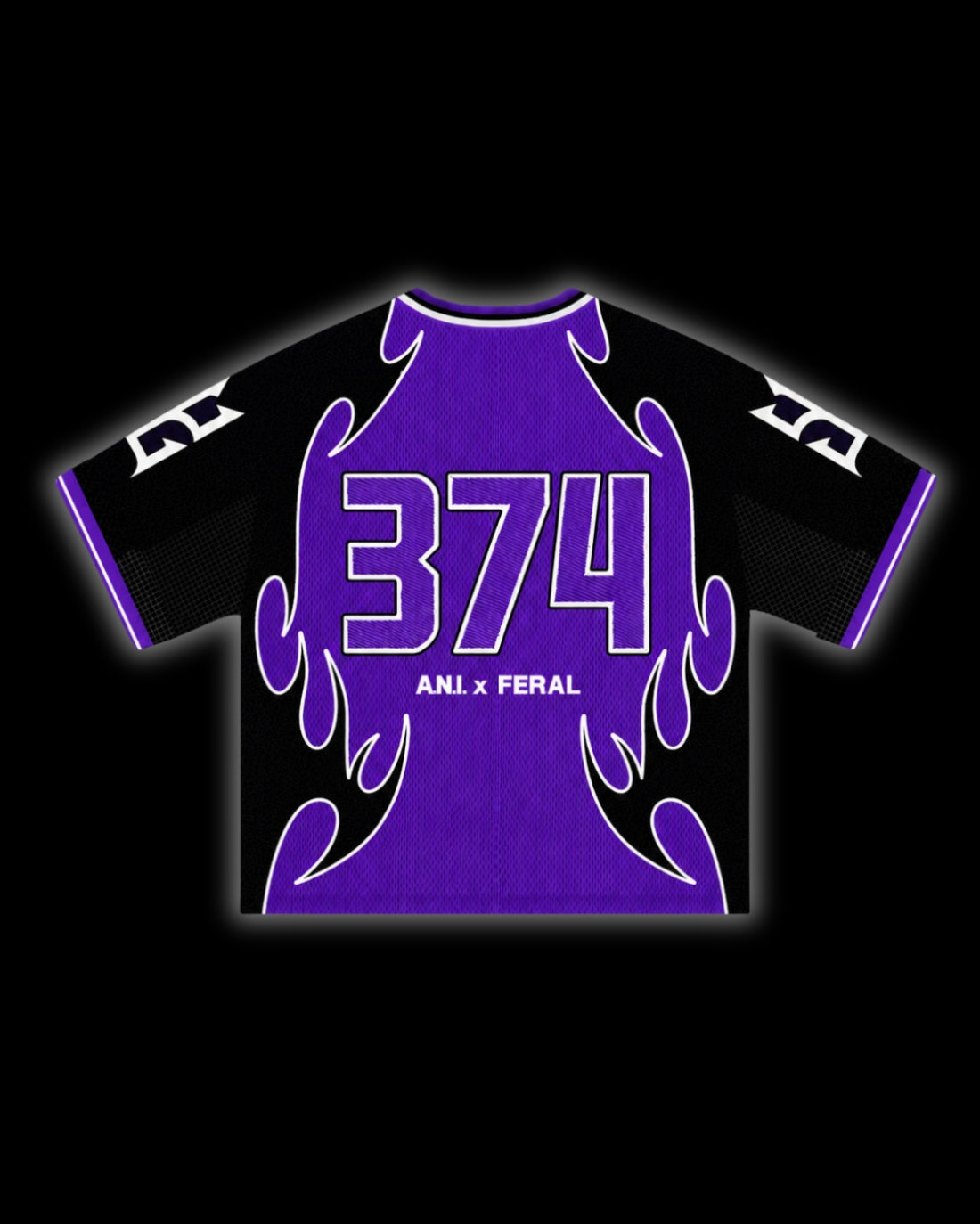 A.N.I. X FERAL JERSEY PURPLE - back