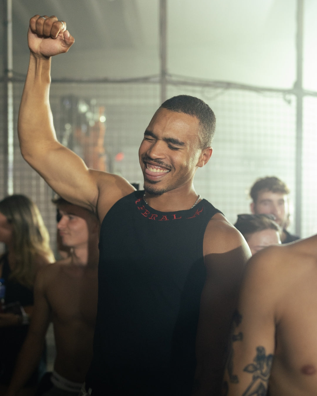 FERAL RED EMBROIDERED VEST