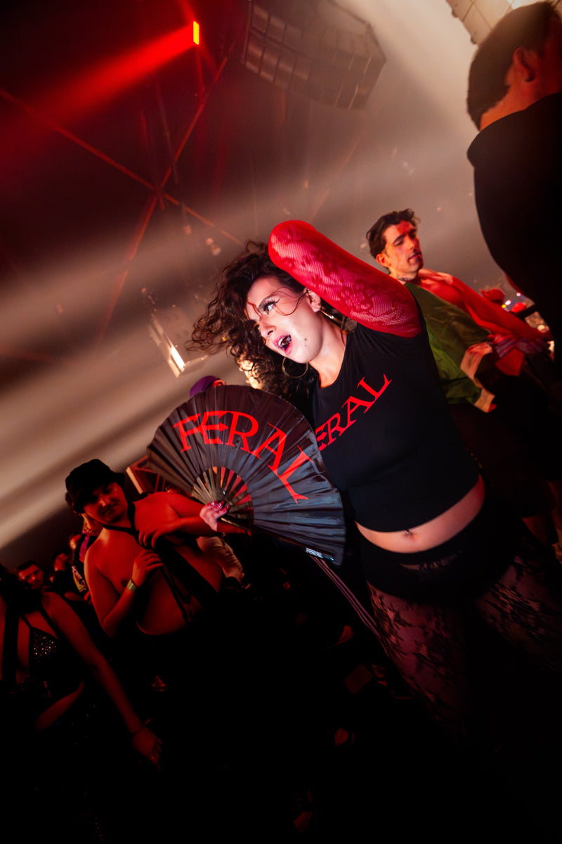 FERAL CRIMSON RED BABY TEE
