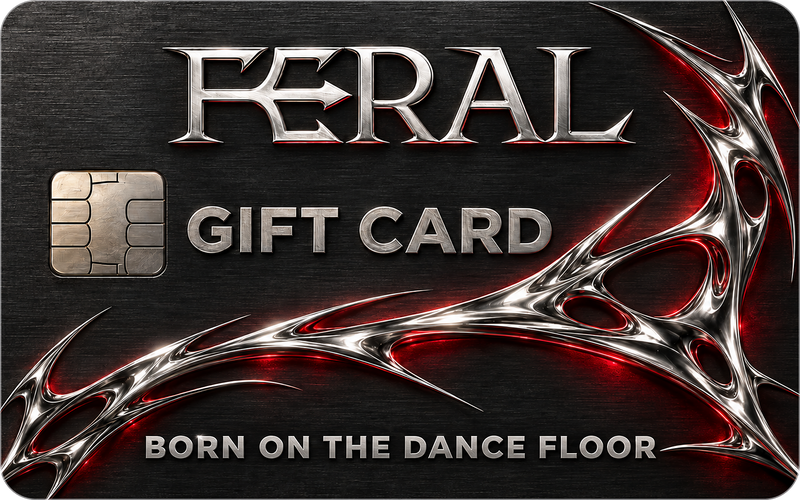 FERAL gift card, Red Sigil design