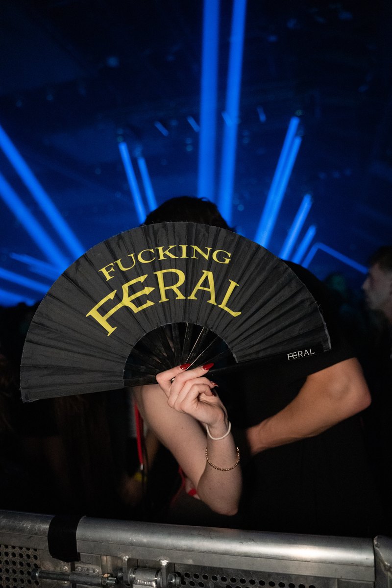 FUCKING FERAL FAN YELLOW UV