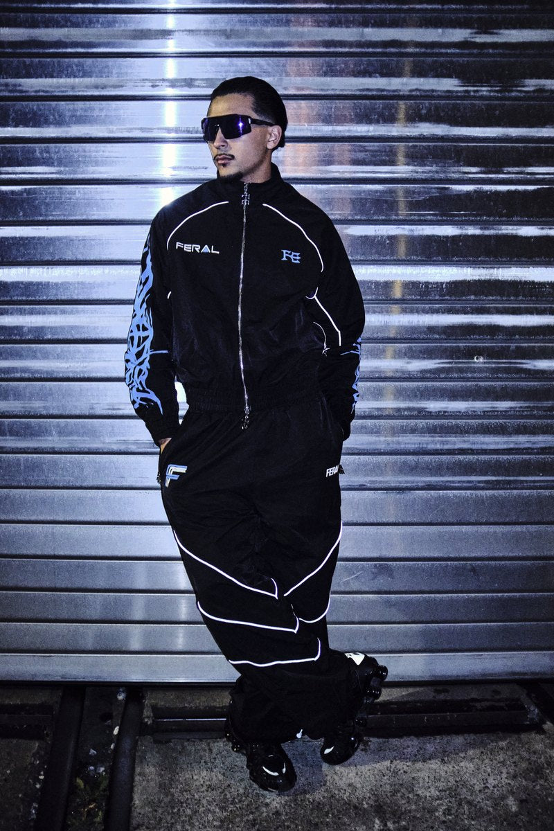 TRIBAL RACER WINDBREAKER - BLUE