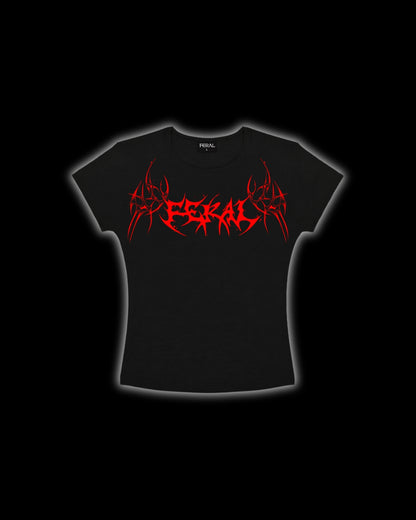 RED ROGUE BABY TEE