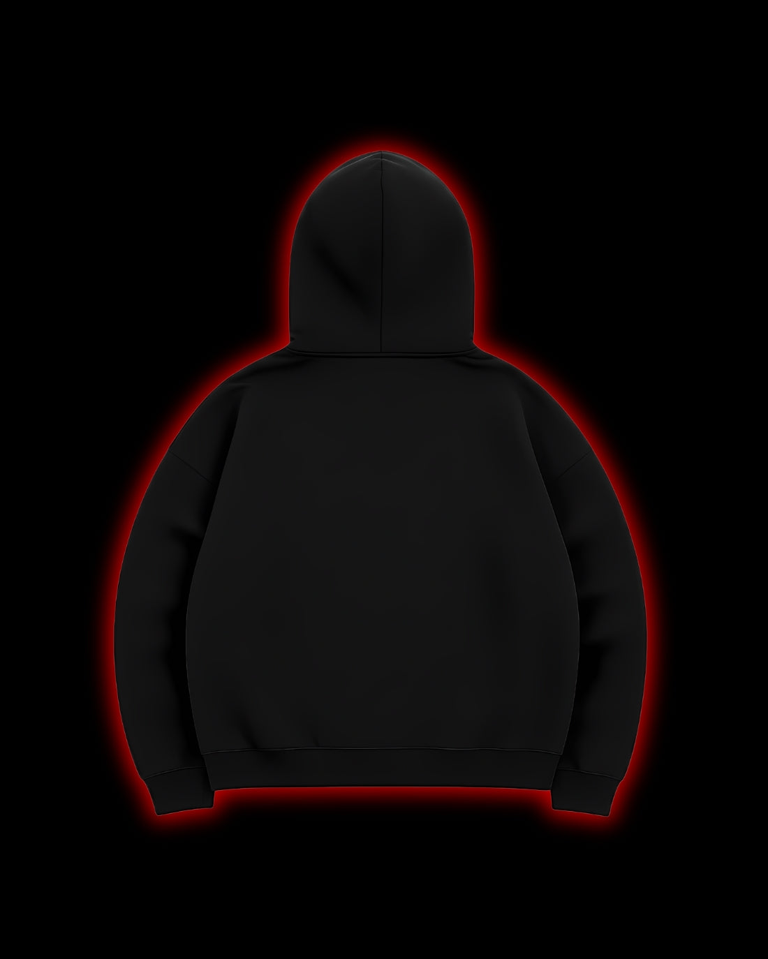 FERAL LOGO HOODIE RED