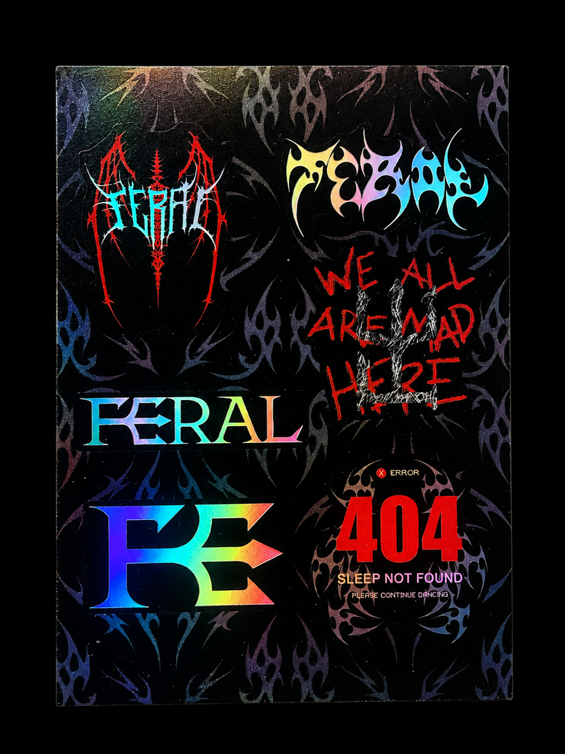 FERAL STICKER PACK