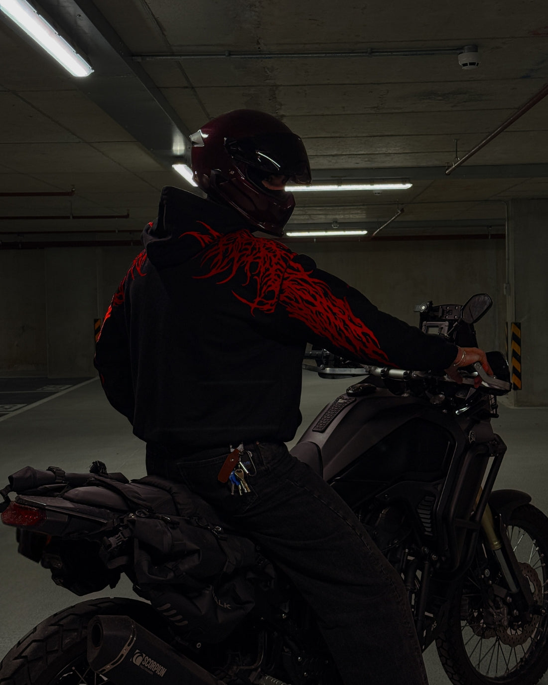 DEVOUR RED SIGIL HOODIE