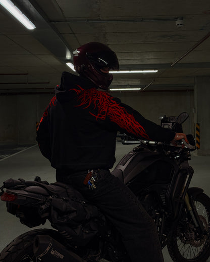 DEVOUR RED SIGIL HOODIE