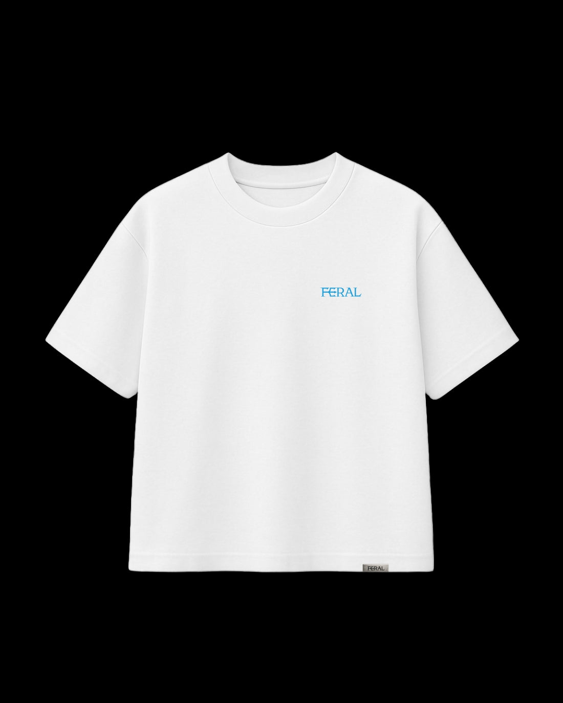 WHITE ONLY TECHNO TEE