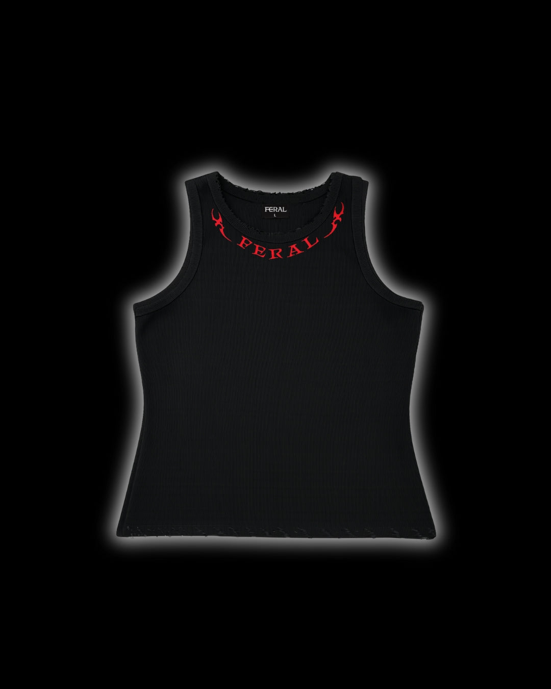 FERAL RED EMBROIDERED VEST