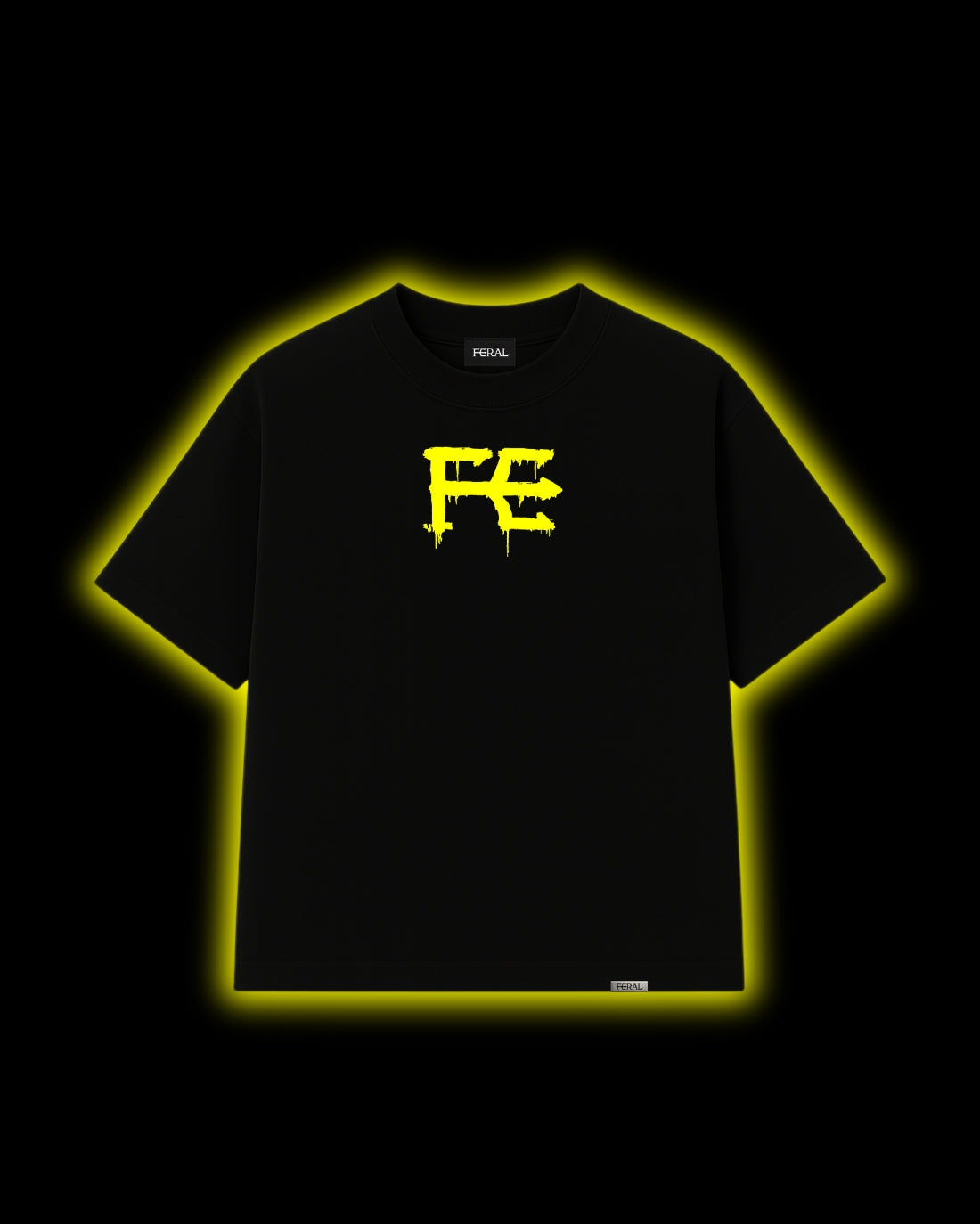CULT-TEE GRAFFITI YELLOW DRIP