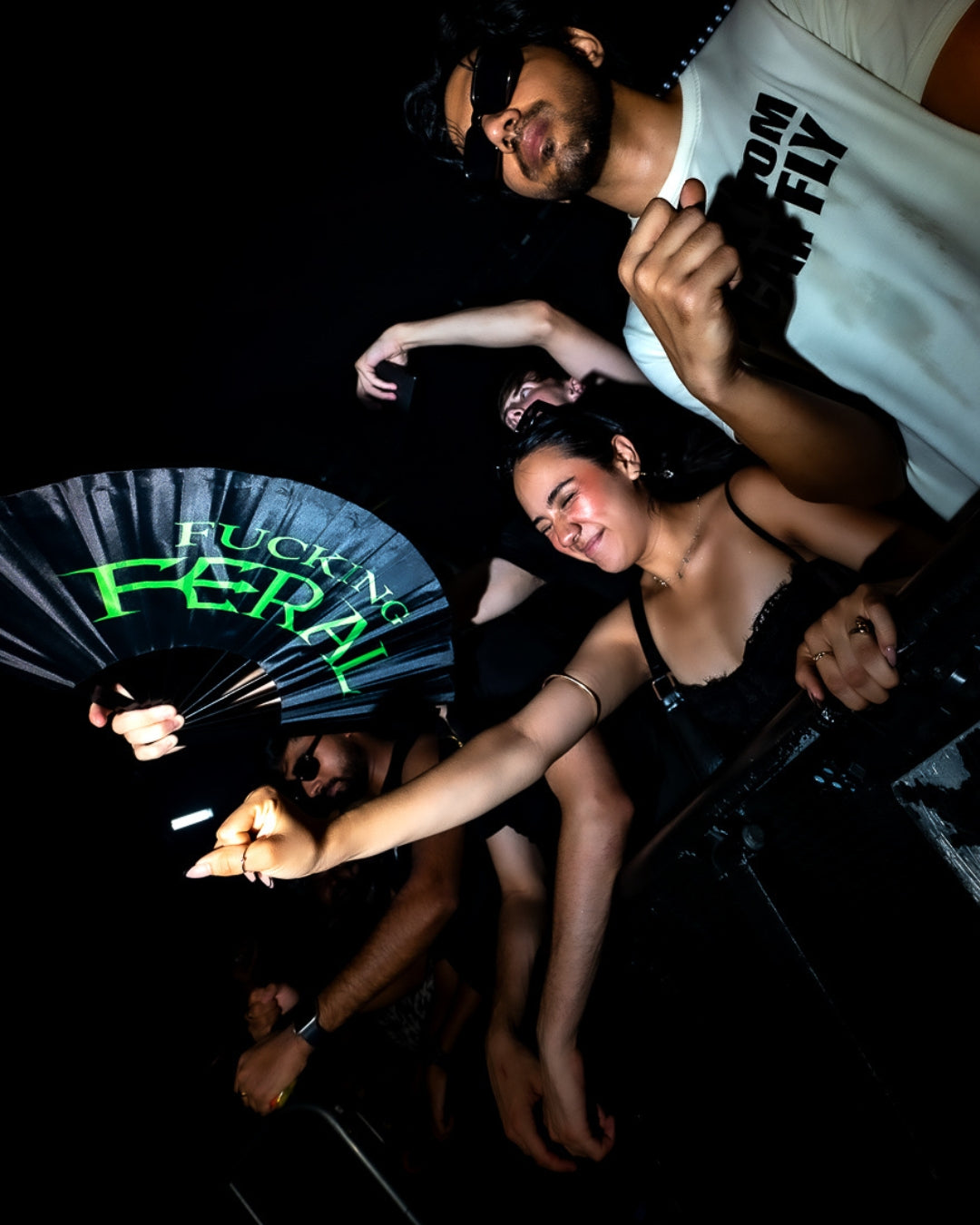 FUCKING FERAL FAN UV GREEN