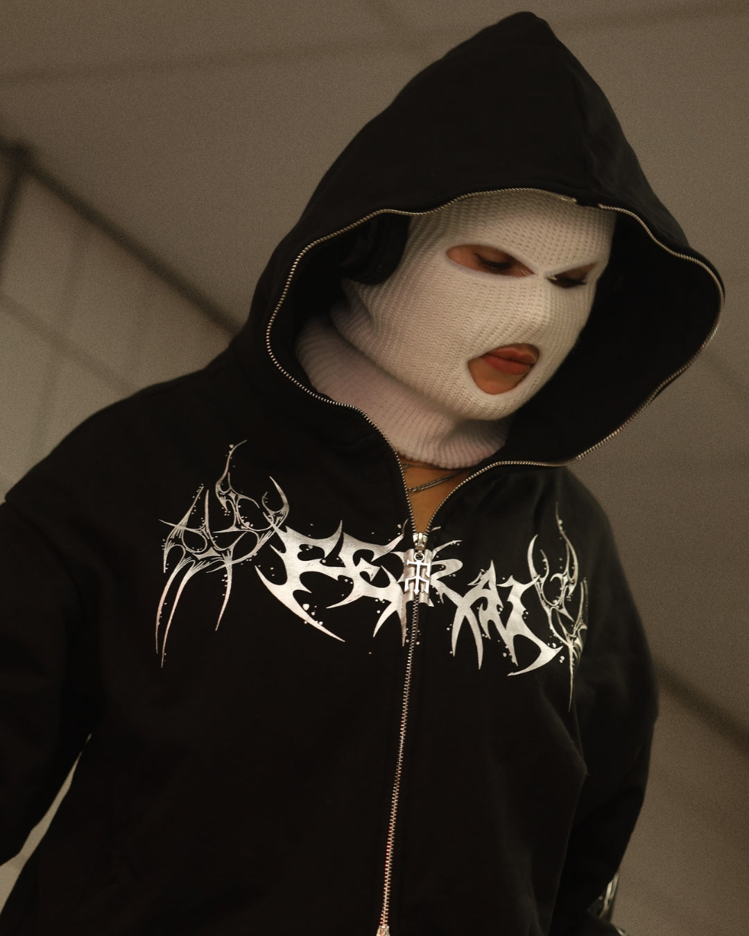 ROGUE ZIP HOODIE METALLIC