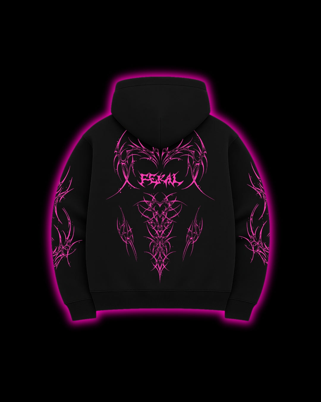 ROGUE ZIP HOODIE NEON PINK