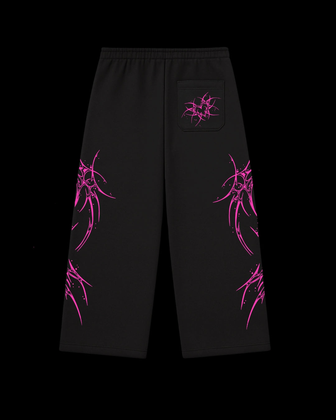 ROGUE WIDE-LEG SWEATPANTS NEON PINK