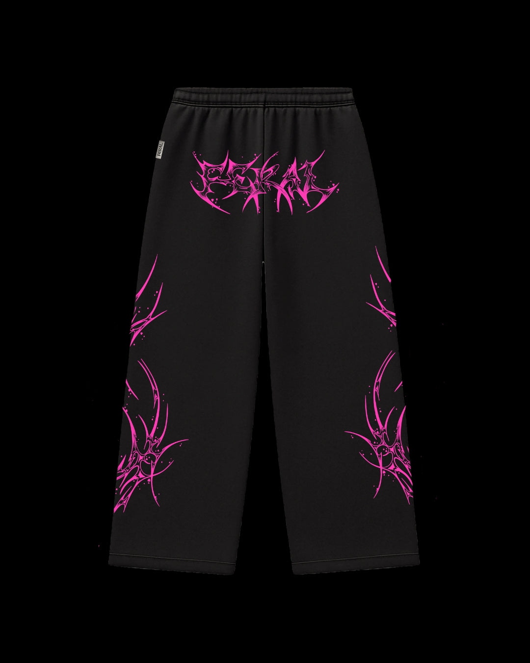 Feral ROGUE Sweatpants - Neon Pink Sigilism Tribal Design