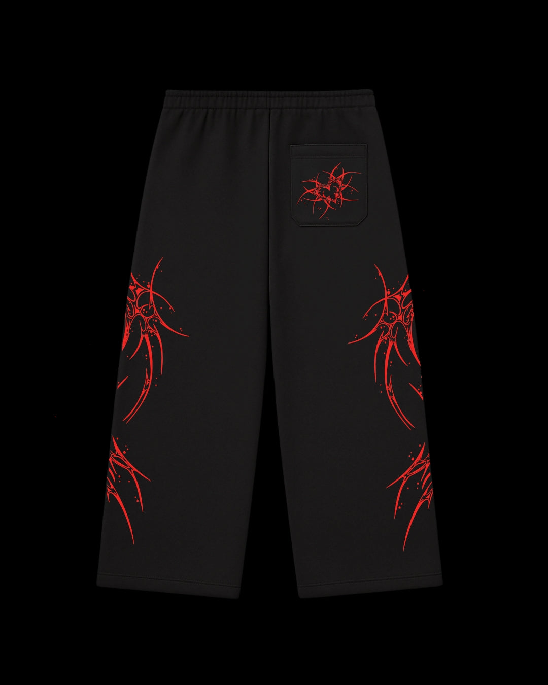 ROGUE WIDE-LEG SWEATPANTS RED
