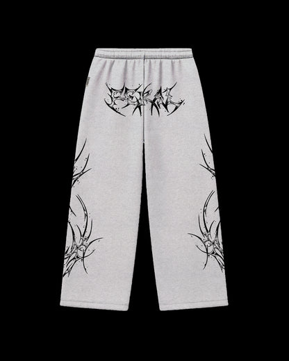 ROGUE WIDE-LEG SWEATPANTS GREY