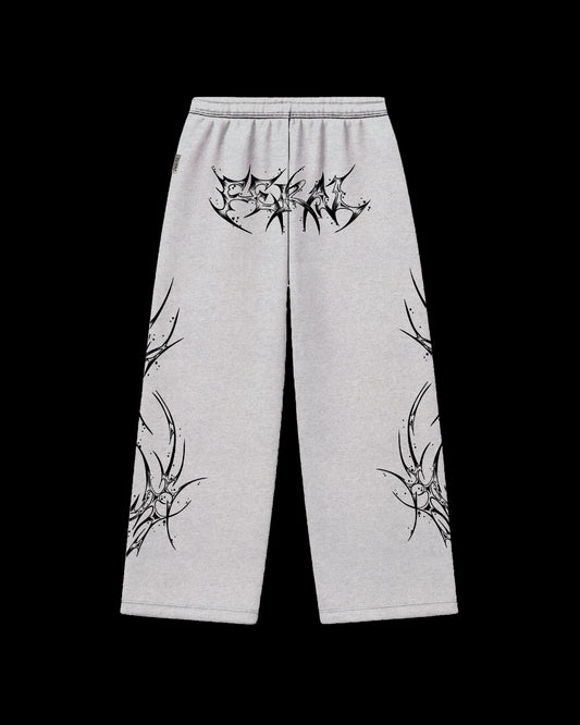 ROGUE WIDE-LEG SWEATPANTS GREY