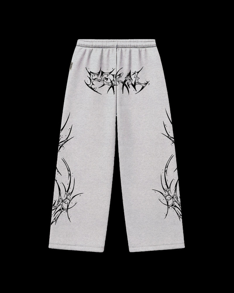 ROGUE WIDE-LEG SWEATPANTS GREY
