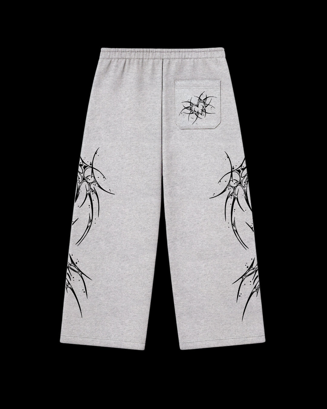ROGUE WIDE-LEG SWEATPANTS GREY